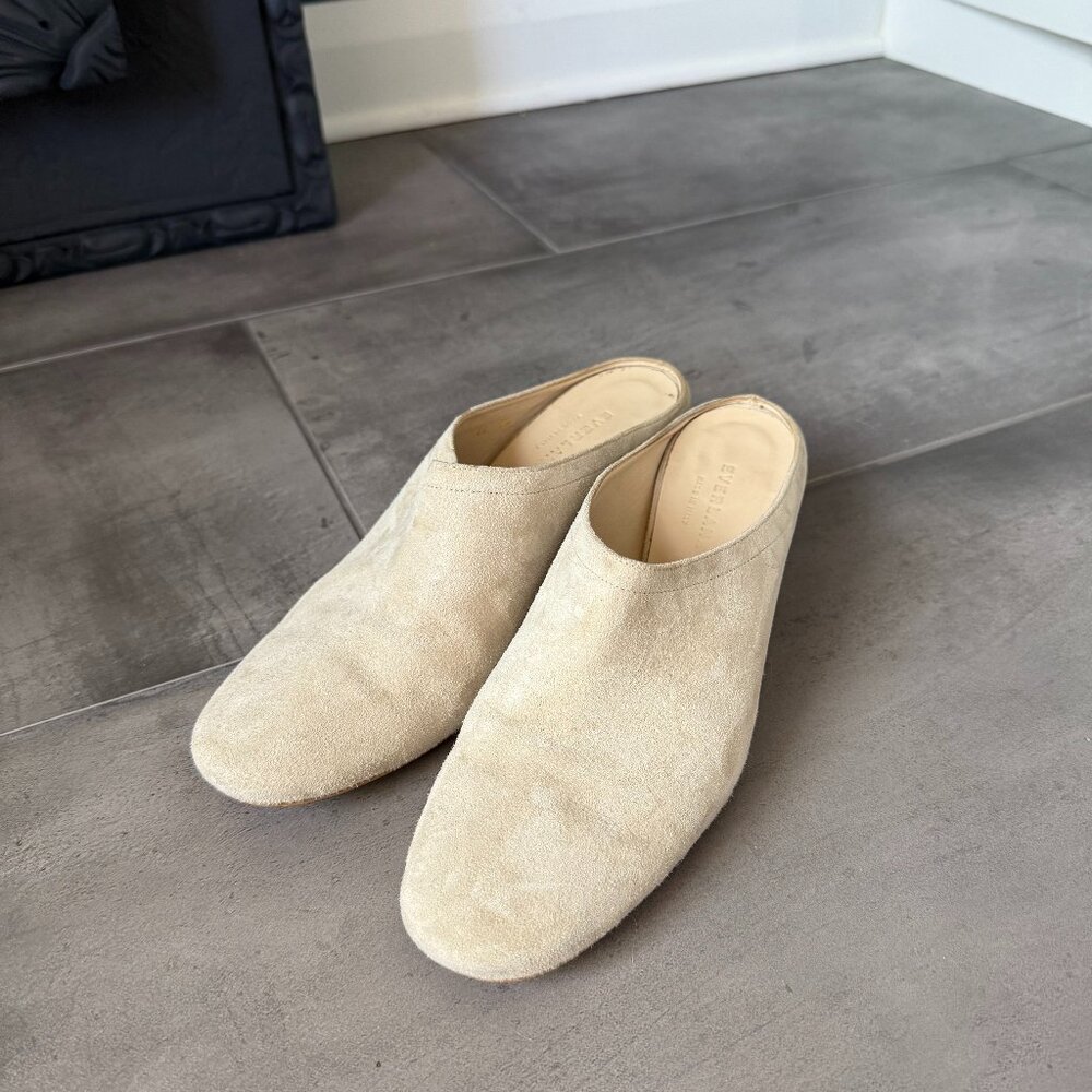 Everlane Suede Mules - Size 8.5